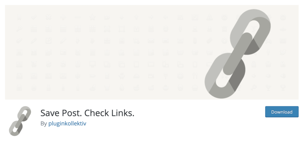 how to find broken links using Save Post Check Links