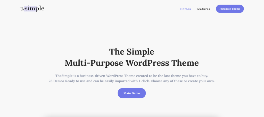The Simple wordpress flat themes

