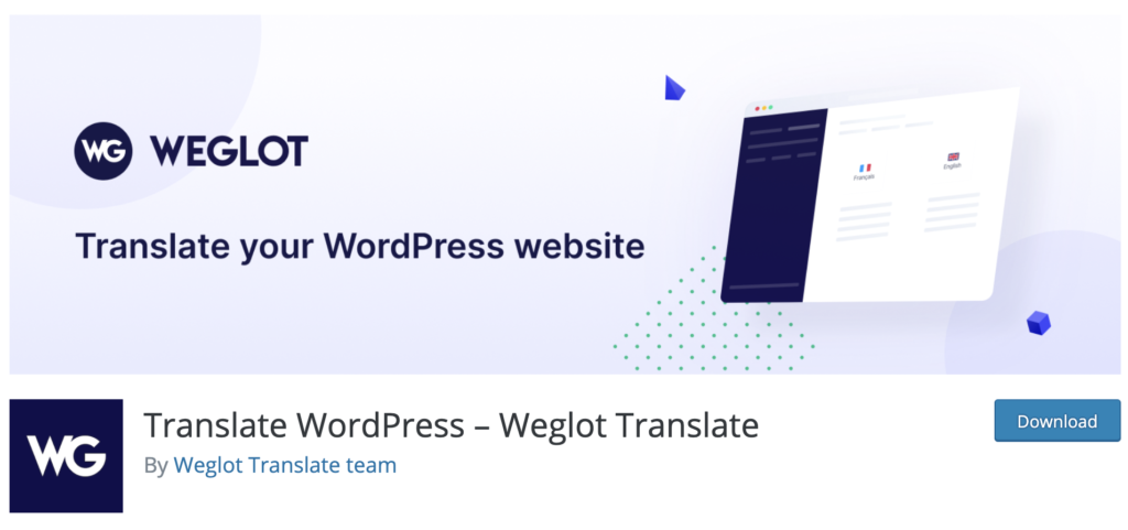 Weglot WordPress translation plugin