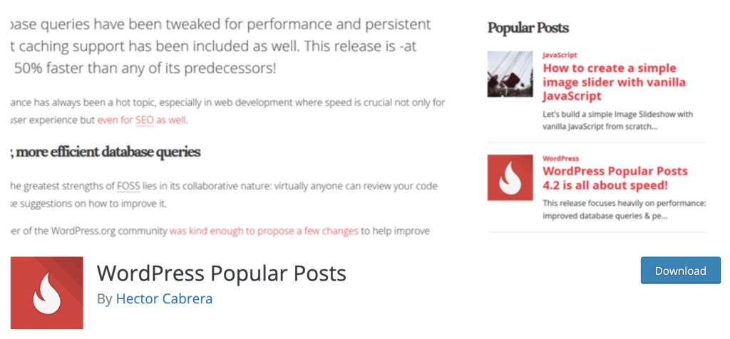 WordPress Popular Post WordPress popular posts