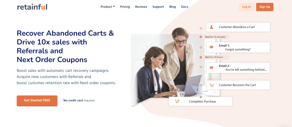 Retainful woocommerce recover abandoned cart
