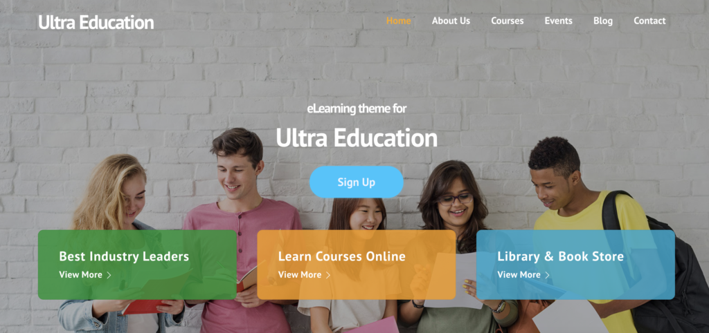 Ultra WordPress education theme