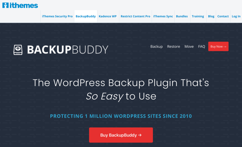 BackupBuddy WordPress Backup Plugin by iThemes