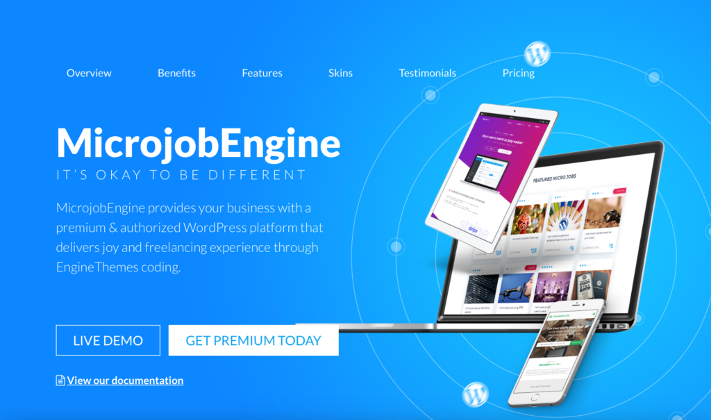 MicrojobEngine - Service Marketplace WordPress Theme