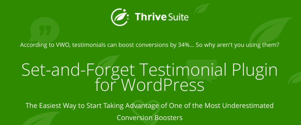 Thrive Ovation The All-in-one Testimonial Management Plugin