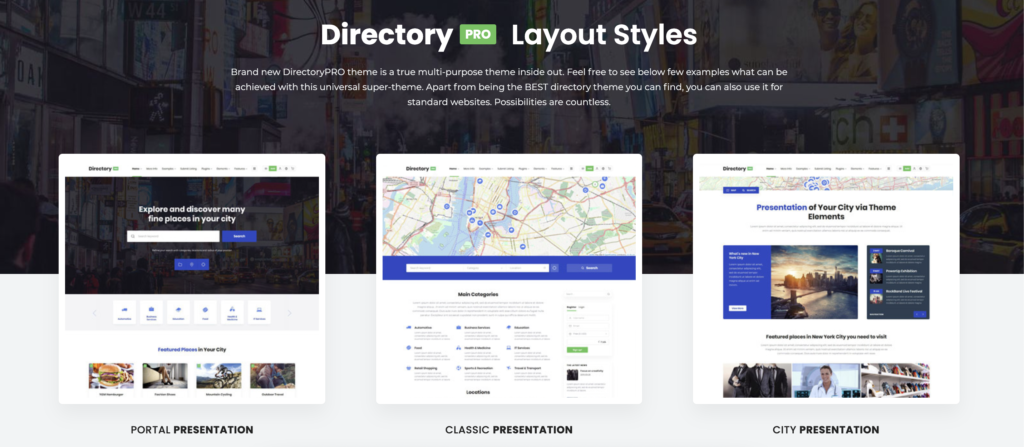 DirectoryPro - best directory WordPress themes