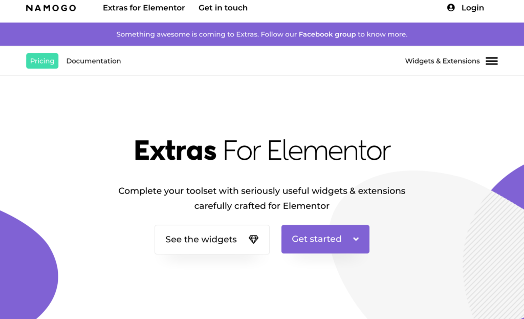 Extras for Elementor — elementor add-ons