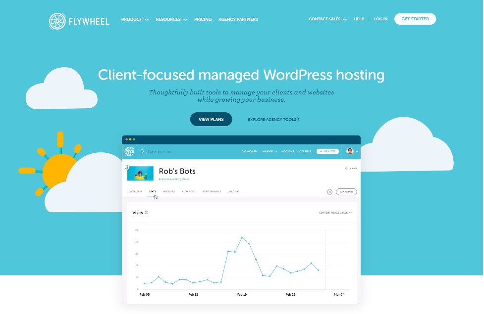 flywheel - top managed wordpress hosting