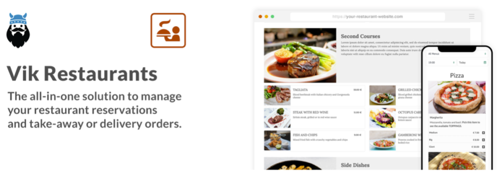 vik restaurants - wordpress food delivery plugin