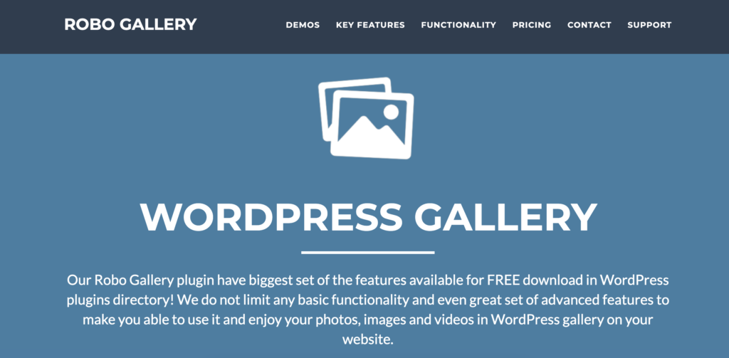 Robo Gallery - Best WordPress booking plugins