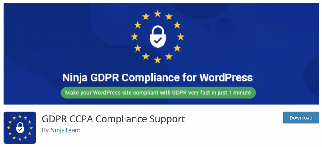 gdpr ccpa compliance support plugin for wordpress
