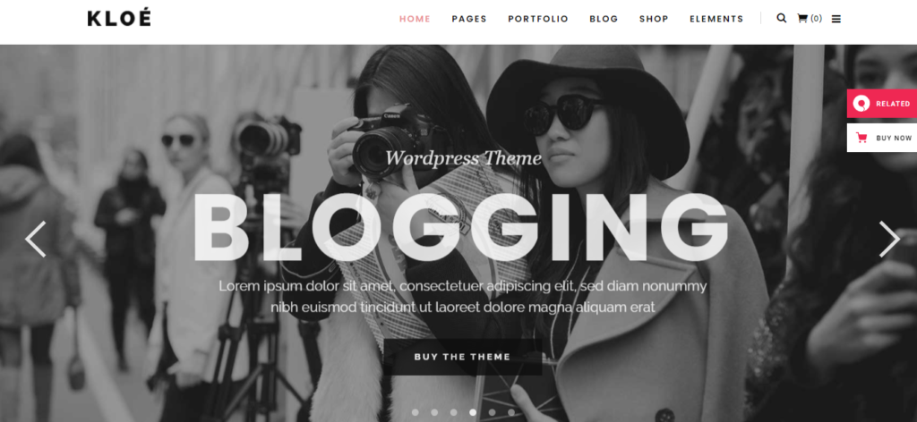 Kloe wordpress theme lifestyle blog