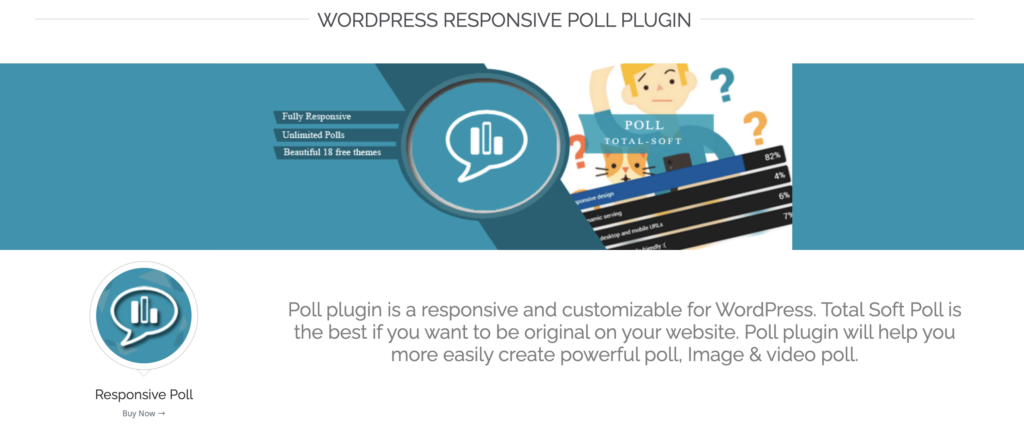 Responsive Poll wordpress survey plugin