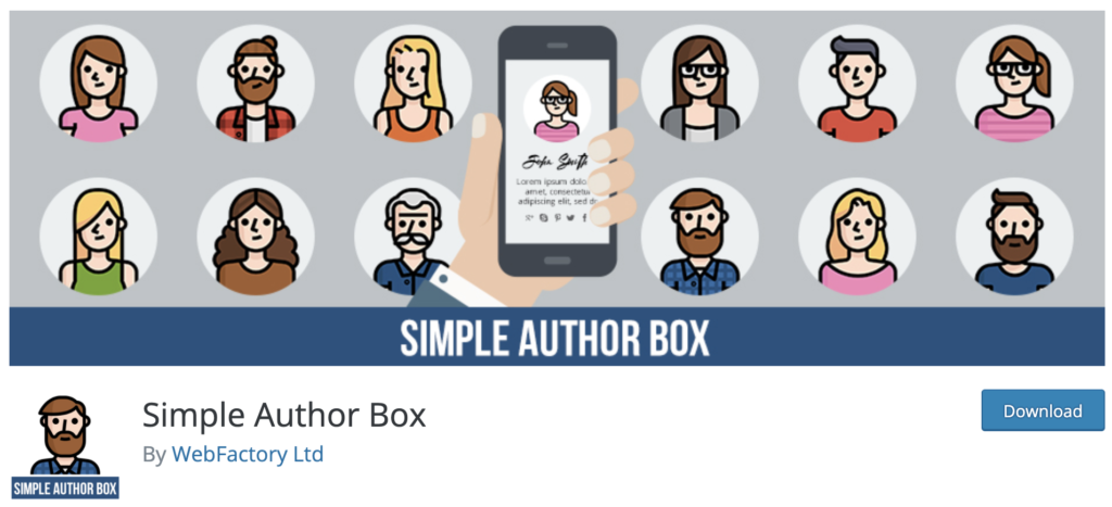 Simple Author Box - :author box plugin