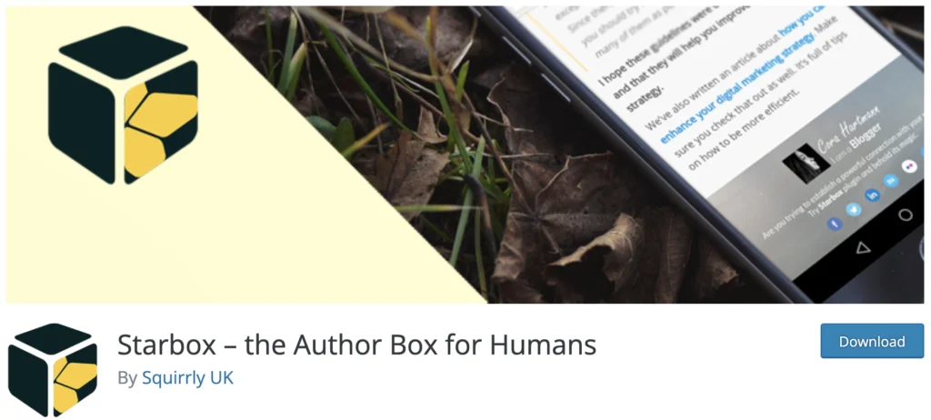 Starbox author box plugin