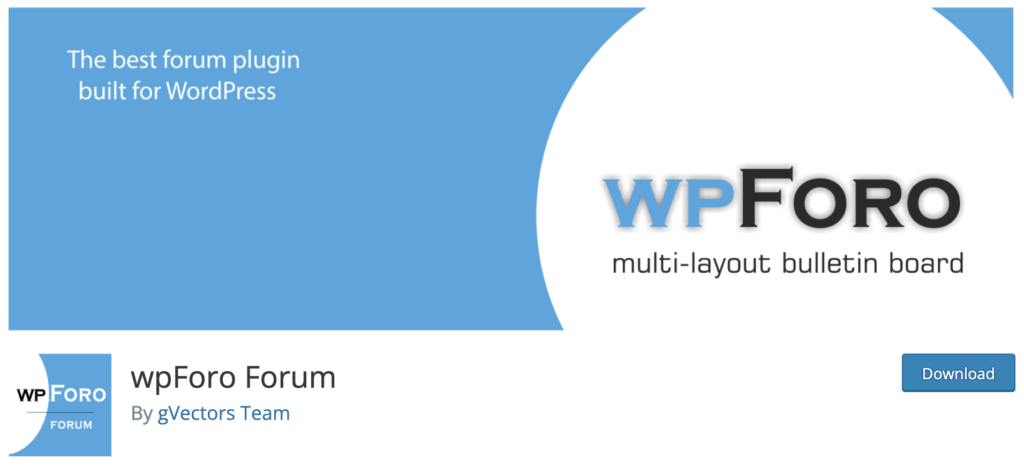 WPForo wordpress forum plugin