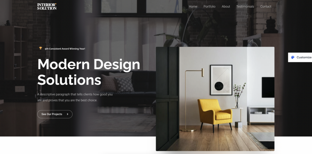 Architecture Firm Elementor Template