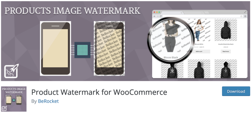 Screenshot of Product Watermark for WooCommerce