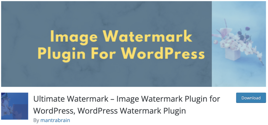 ultimate watermark - best watermark plugin wordpress