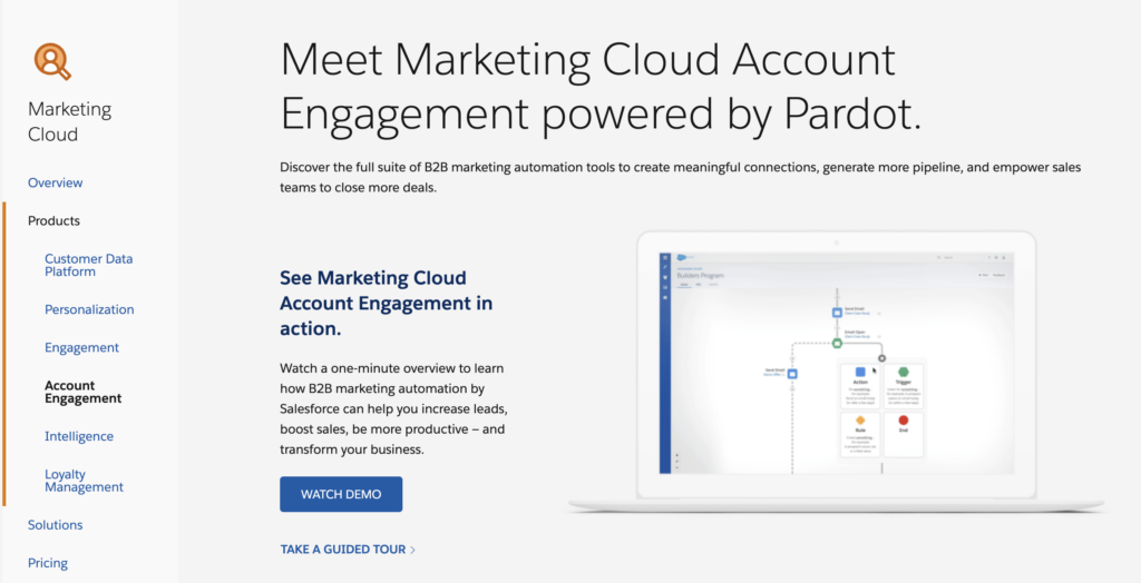Partdot Marketing Automation software screenshot