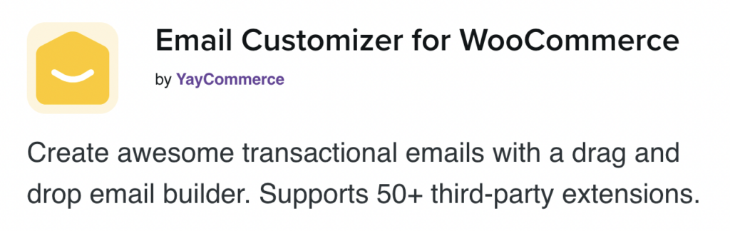 email customizer for woocommerce plugin