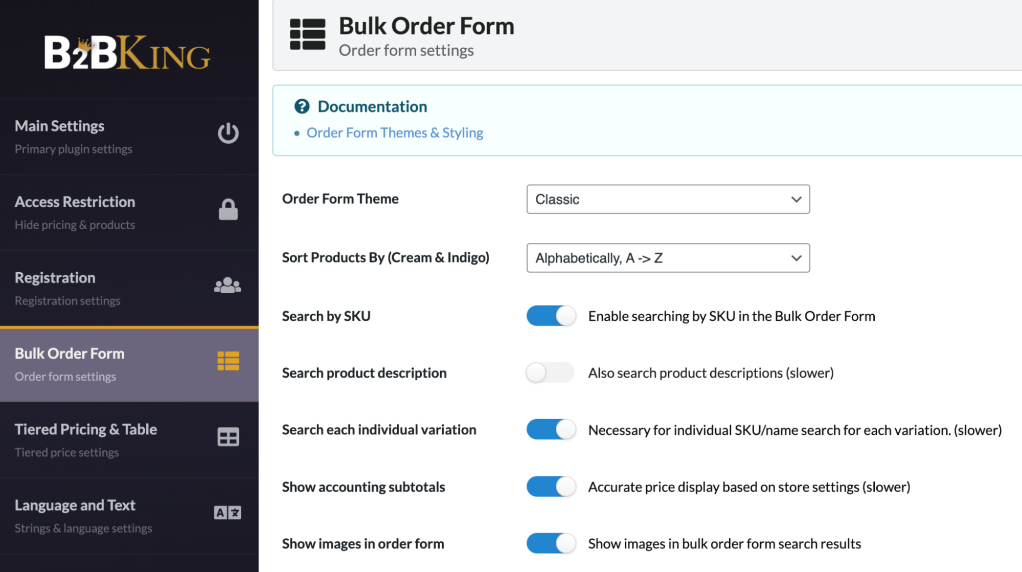 Wholesale Bulk Order Form - B2BKing