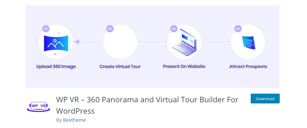 wp vr plugin - panorama and virtual tour builder for wordpress