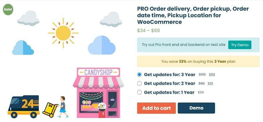 order date, order pickup, order date time, pickup location, delivery date for woocommerce
