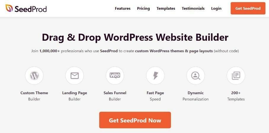 seedprod website builders for wordpress
