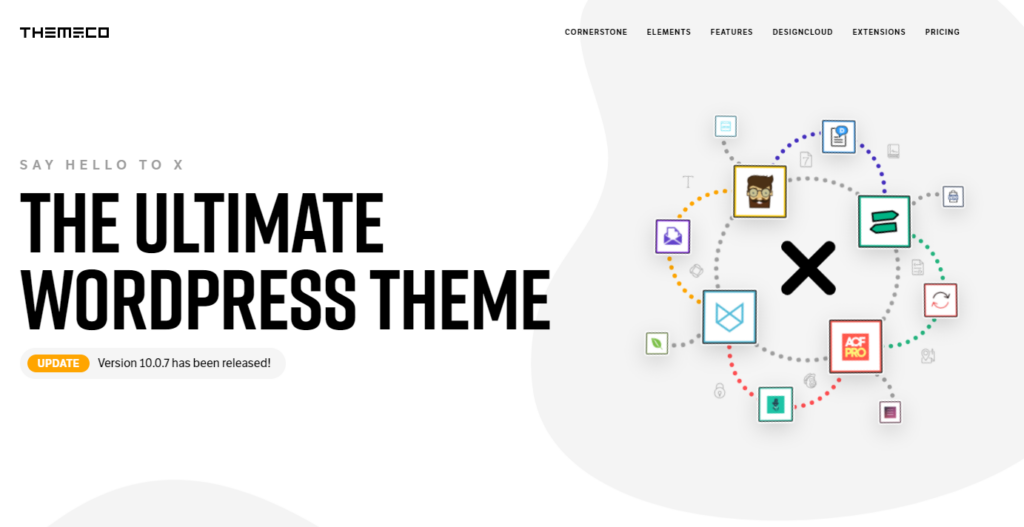 X Theme - best landing page themes for WordPress
