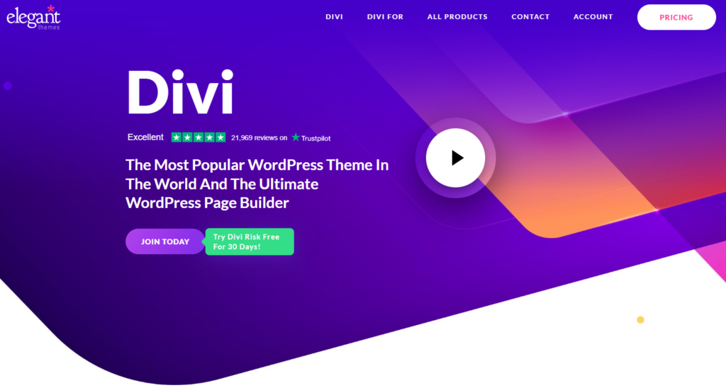  Divi - best landing page themes for WordPress