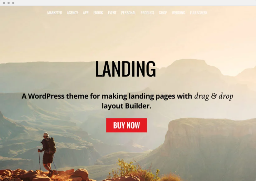 Landing - best landing page themes for WordPress
