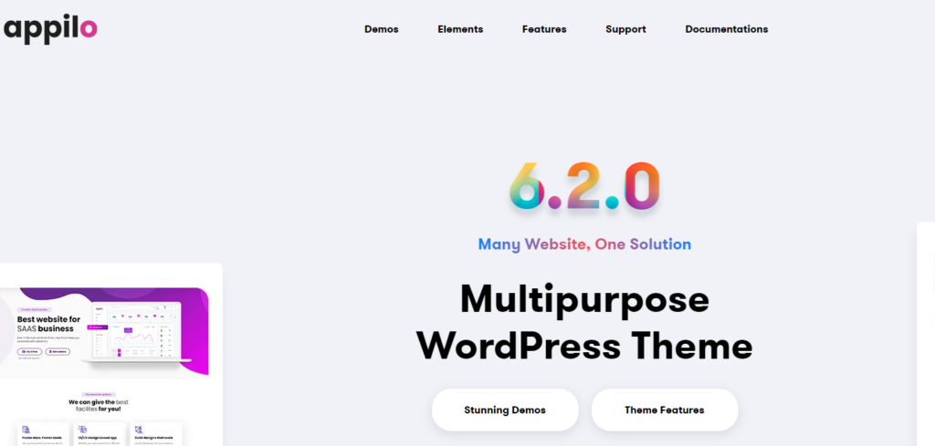 Appilo - best landing page themes for WordPress