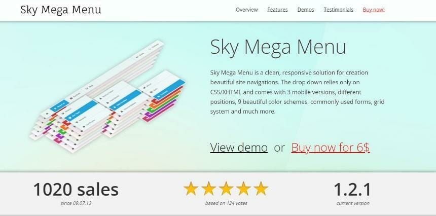 sky mega menu wordpress plugins