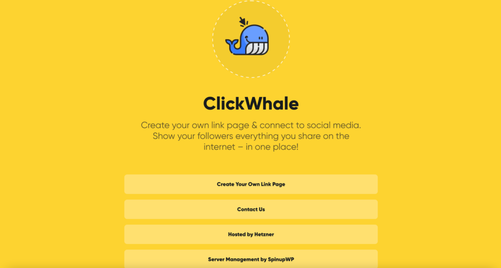 clickwhale: building link pages