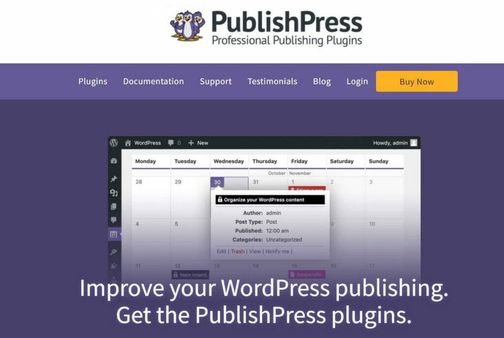publishpress planner - wp project manager plugin
