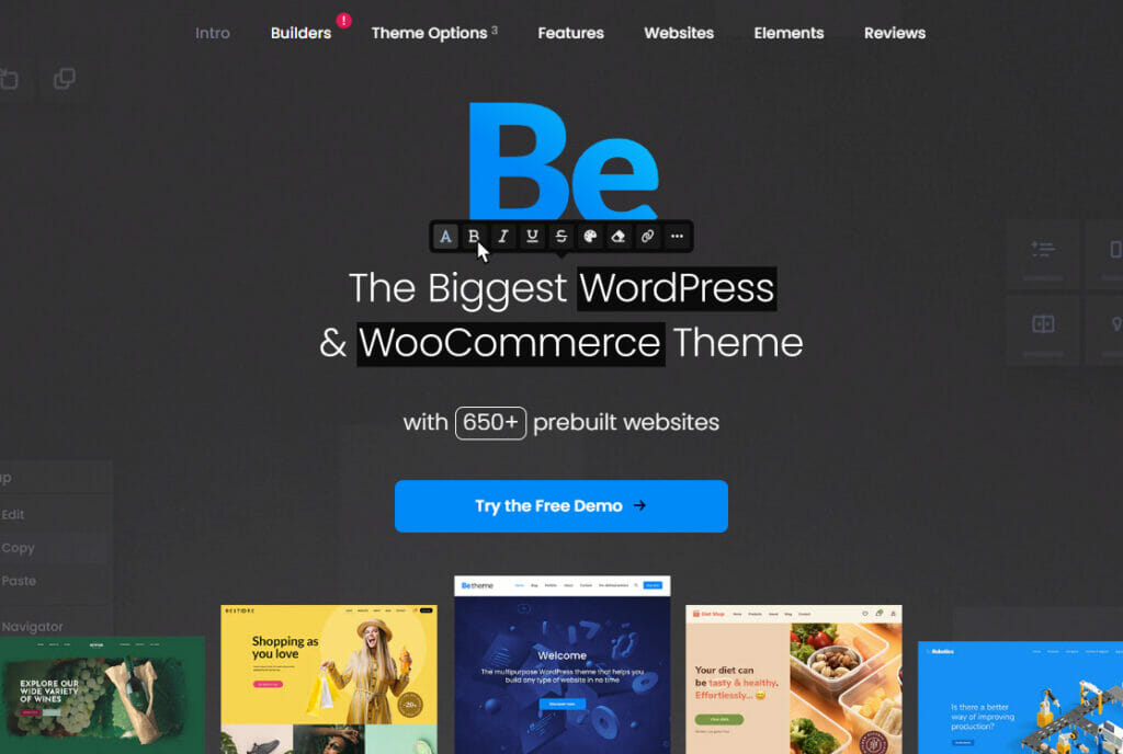 betheme - best marketplace theme for wordpress
