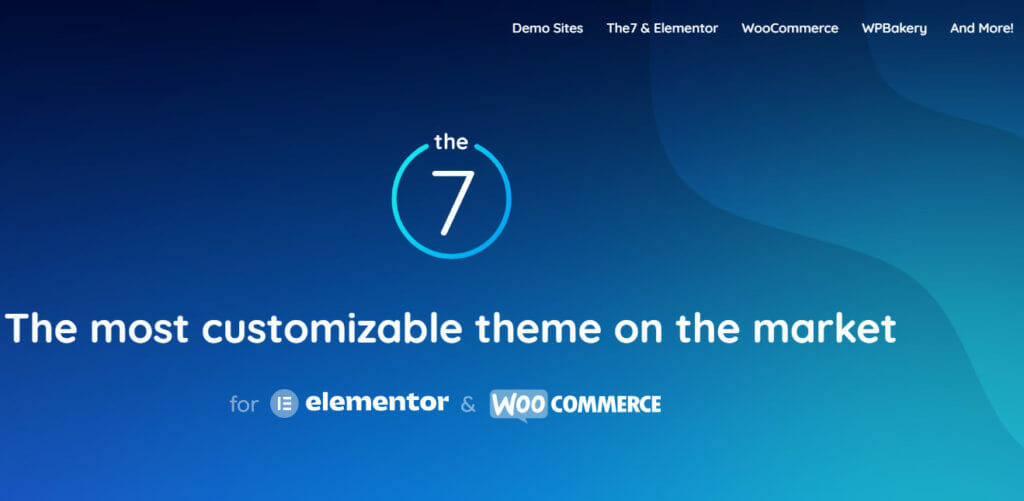 the7 - wordpress themes for developers