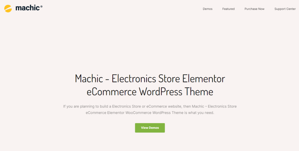machic - best marketplace themes wordpress