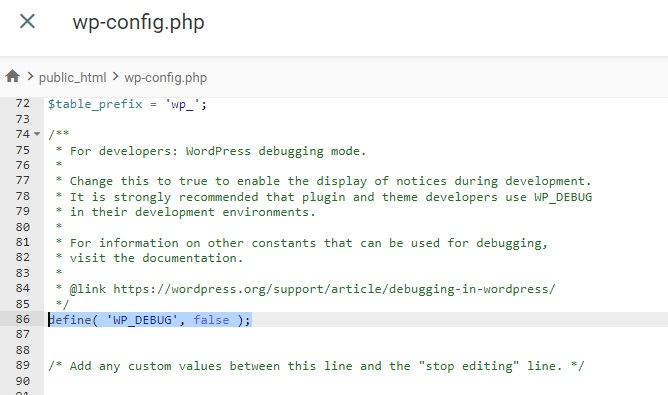how to use wp debugging