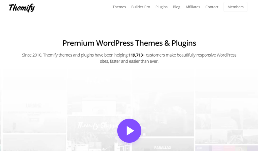 themify - wordpress theme builder free