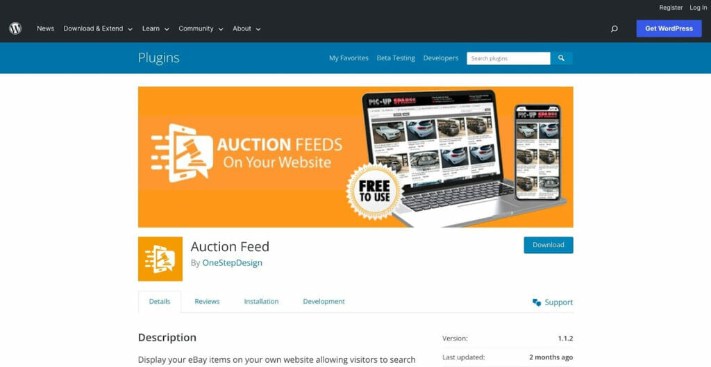 auction feed - woocommerce auction plugin