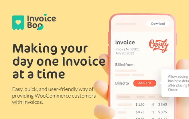 invoiceboo – invoices for woocommerce