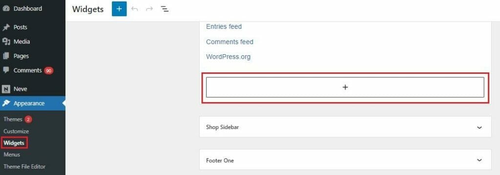 WordPress Forms Widgets