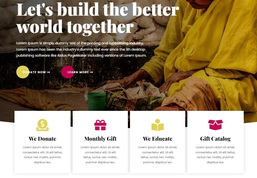 NGO Charity Connection - WordPress Themes for Nonprofit Organizations
