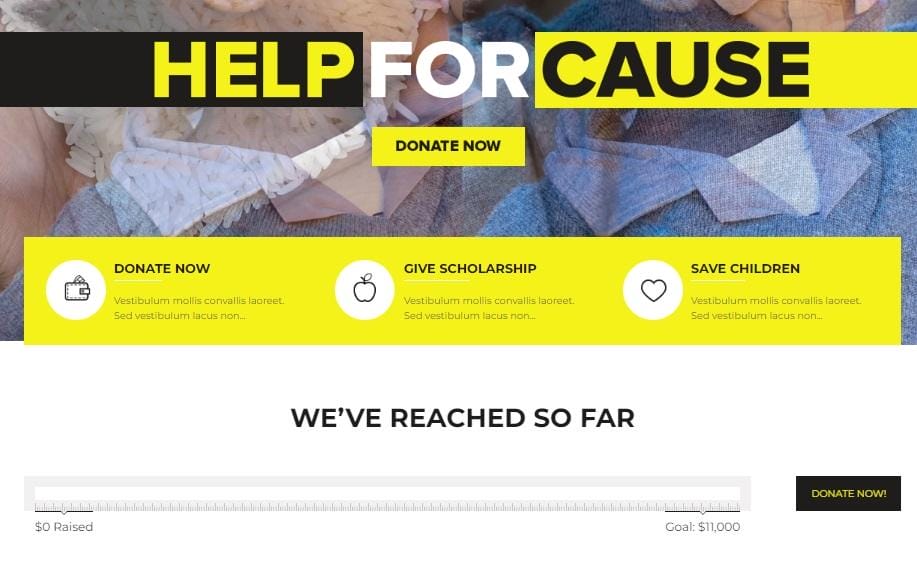 Charity - WordPress Themes for Nonprofit Organizations
