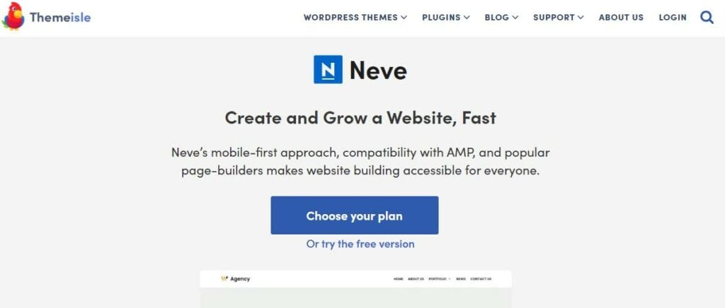 Neve - Best RTL WordPress Themes
