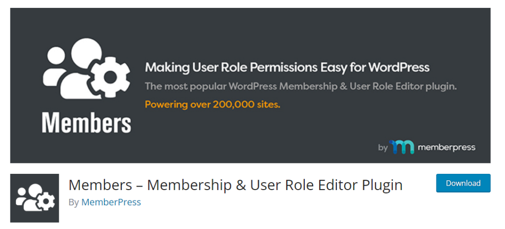 Members - WordPress users plugin