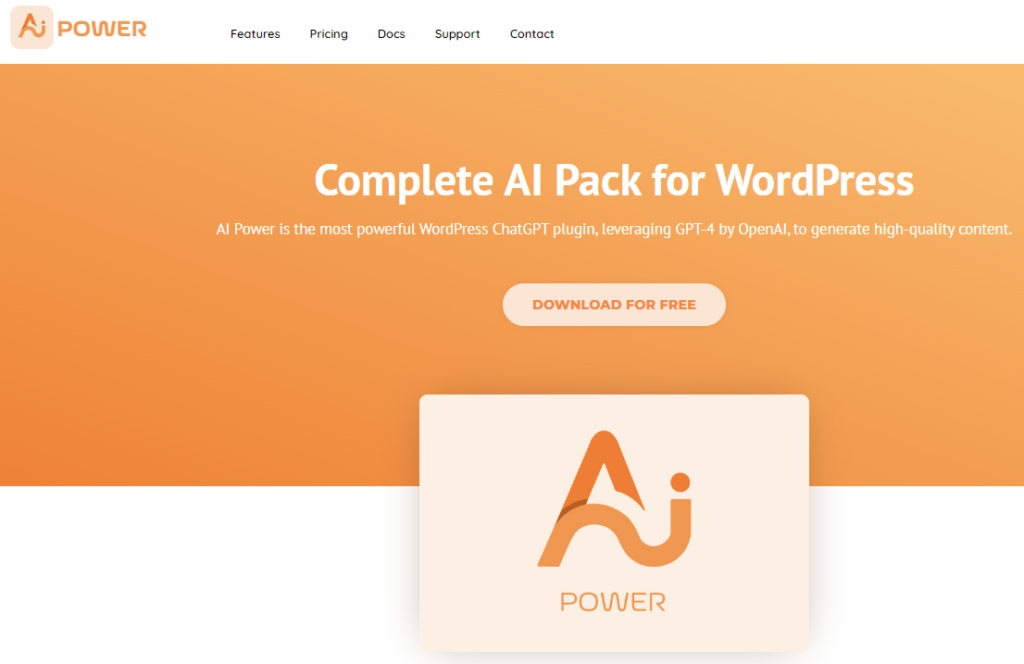 AI Power - Best AI Tools for WordPress
